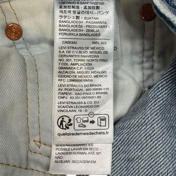 Vtg Levi's Men's Straight Jeans Blue Size 30x32 Medium Wash Denim - Picture 9 of 12